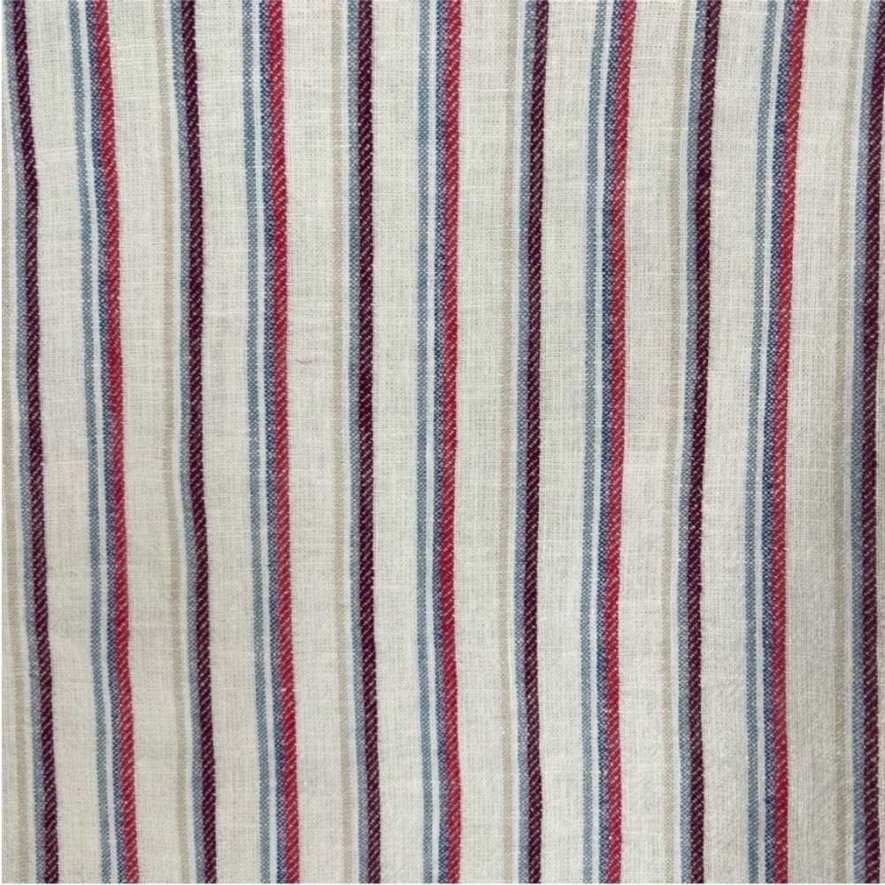 Anthropologie Dolan Linen Blend Striped Double Breasted Anna Blazer - Picture 3 of 14